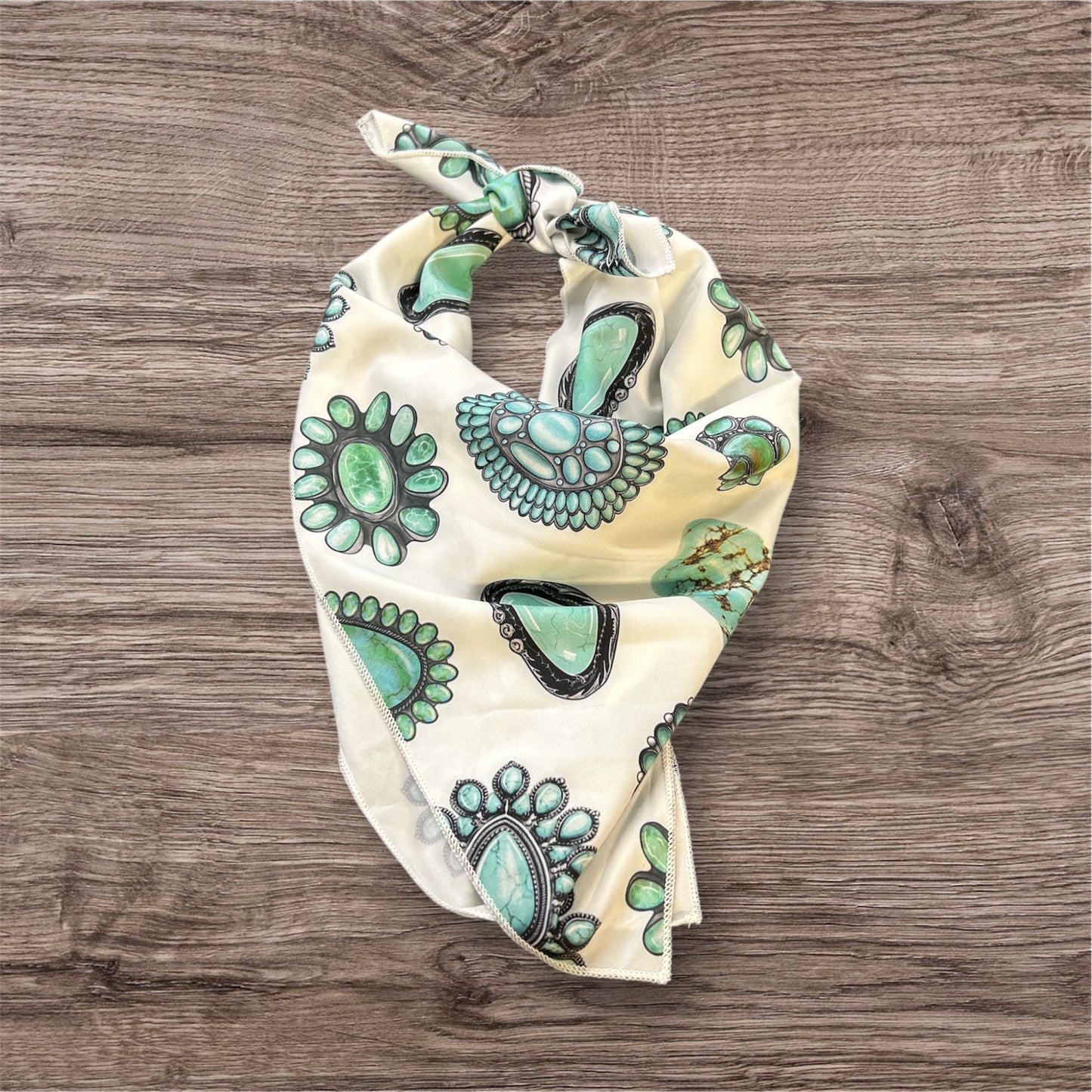 Turquoise Jewel Wild Rag