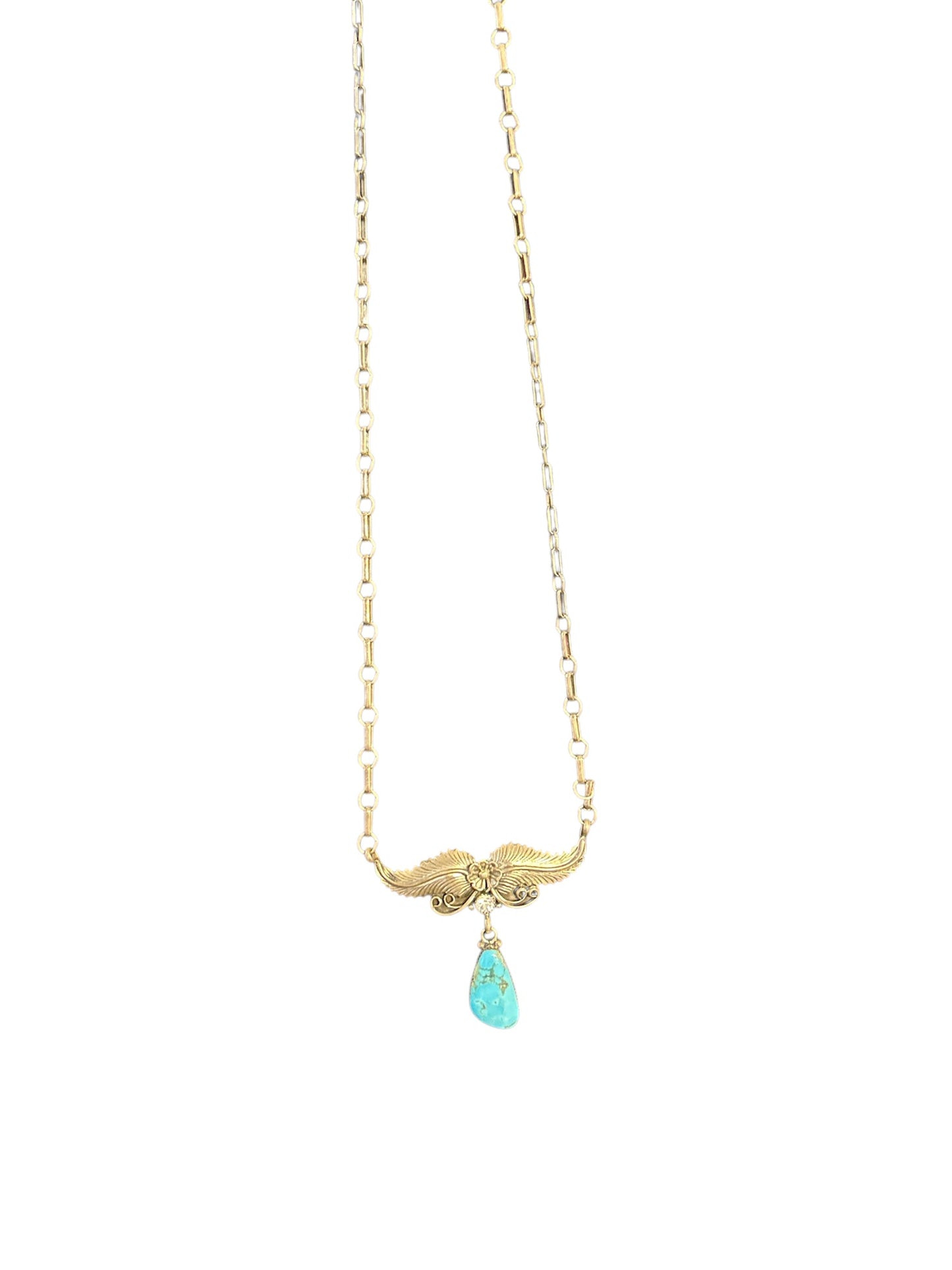 Soaring Turquoise Sterling Silver Necklace