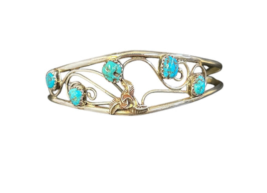 Caroline Kingsman Turquoise Cuff