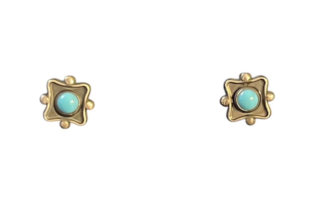 Blu Turquoise studs