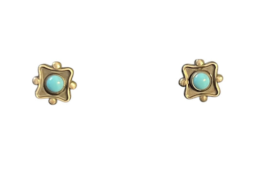Blu Turquoise studs