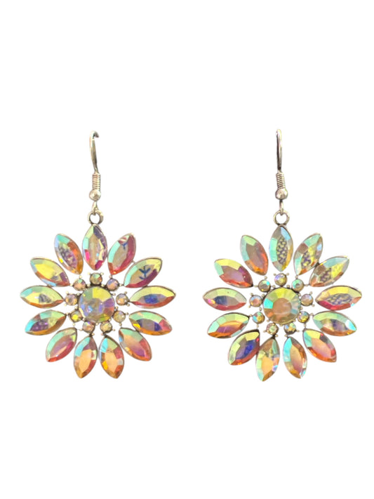 Iridescent Daisy Earrings