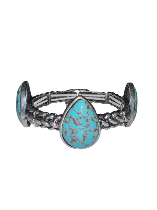 Teardrop stone bracelet