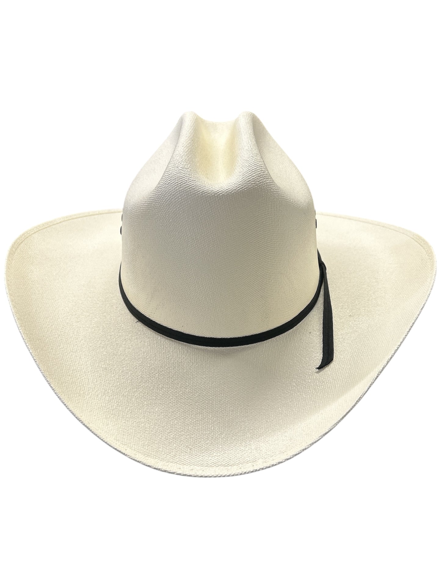 Natural cattleman straw hat