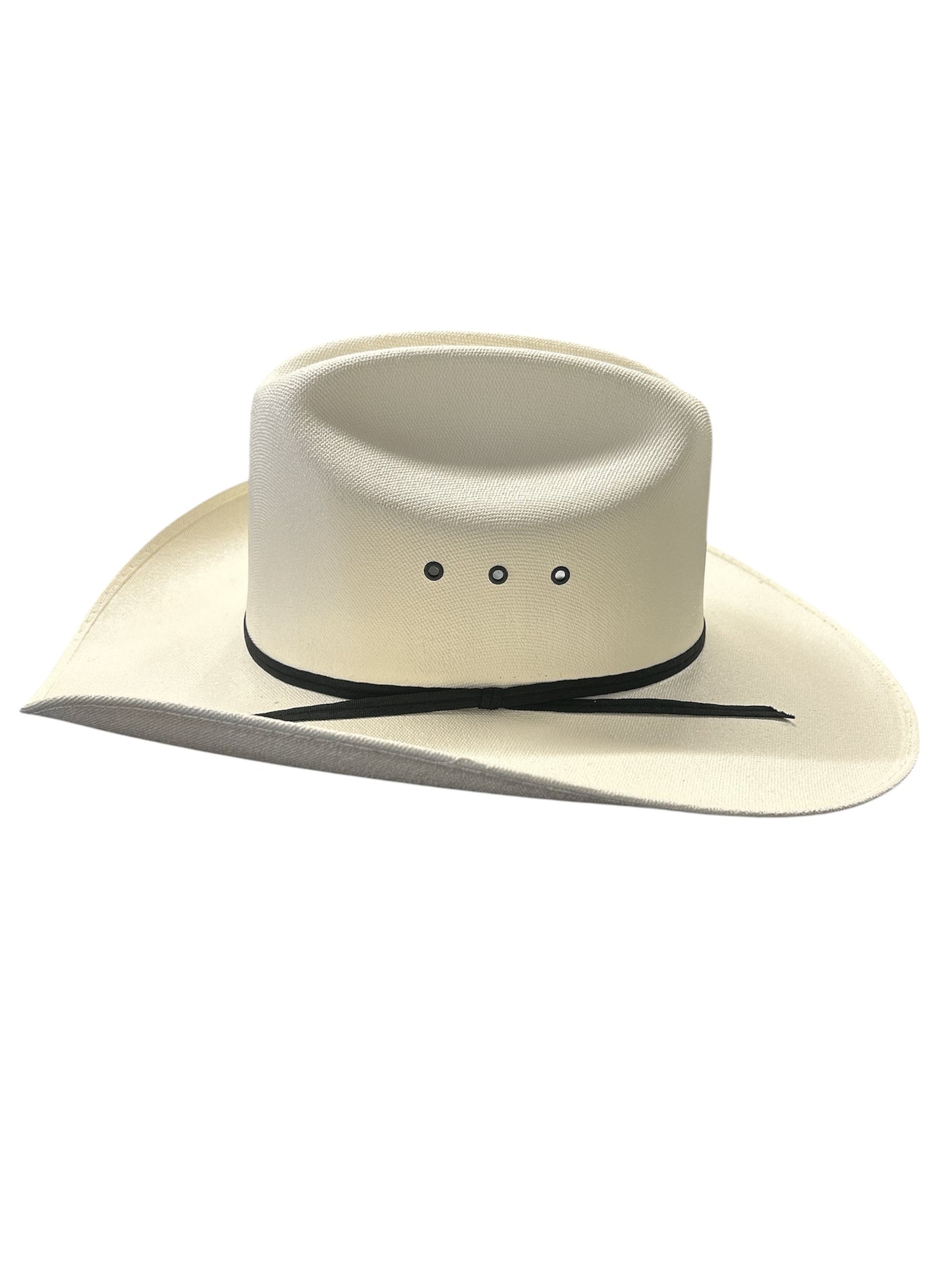 Natural cattleman straw hat