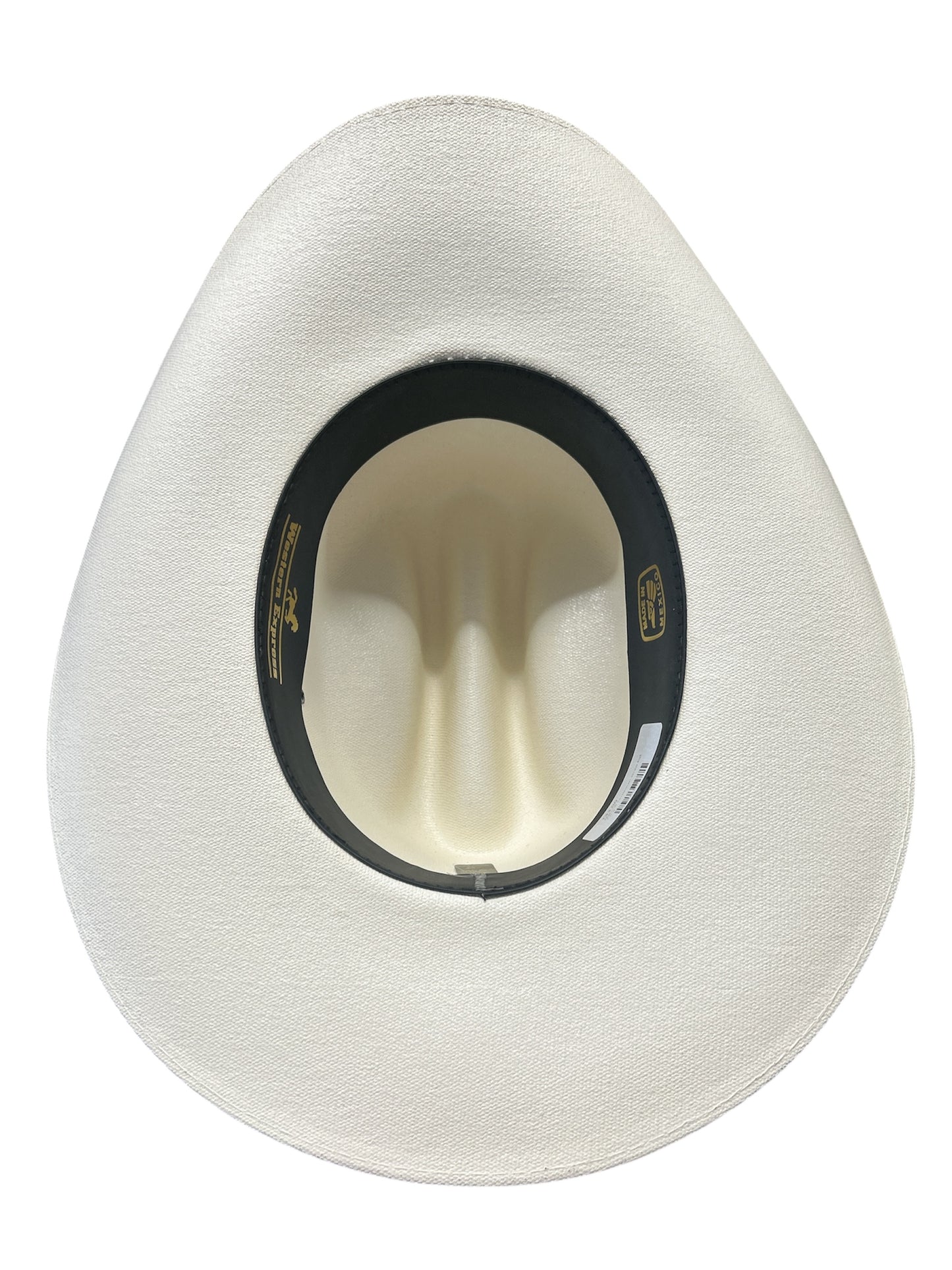 Natural cattleman straw hat