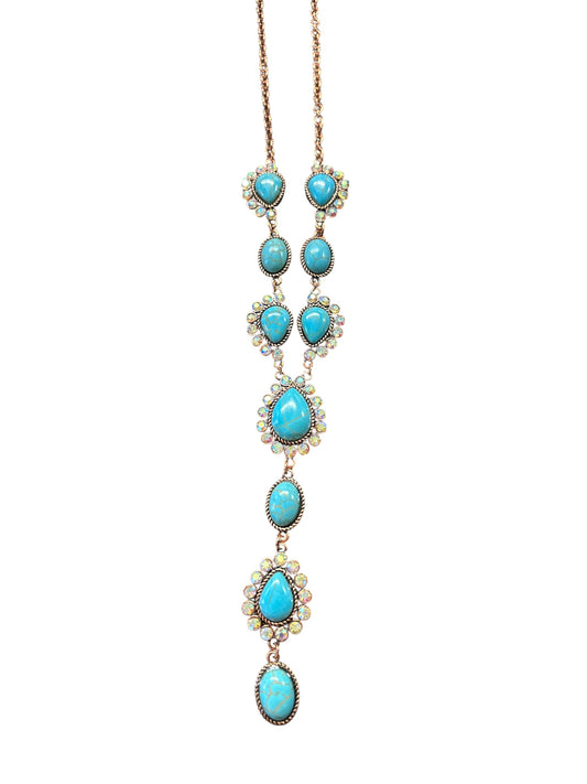turquoise twilight necklace set