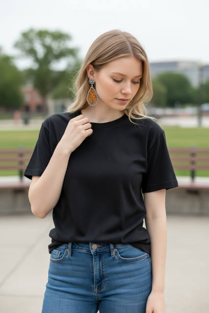 brown cowprint flowers