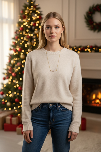 18 karat gold & stainless steel necklaces