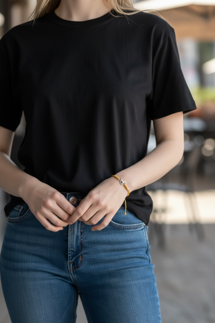 tan horse ajustable bracelet