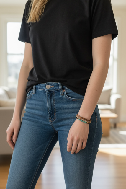 magnetic brown layer bracelet