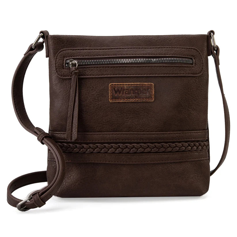 Wrangler leather crossbody