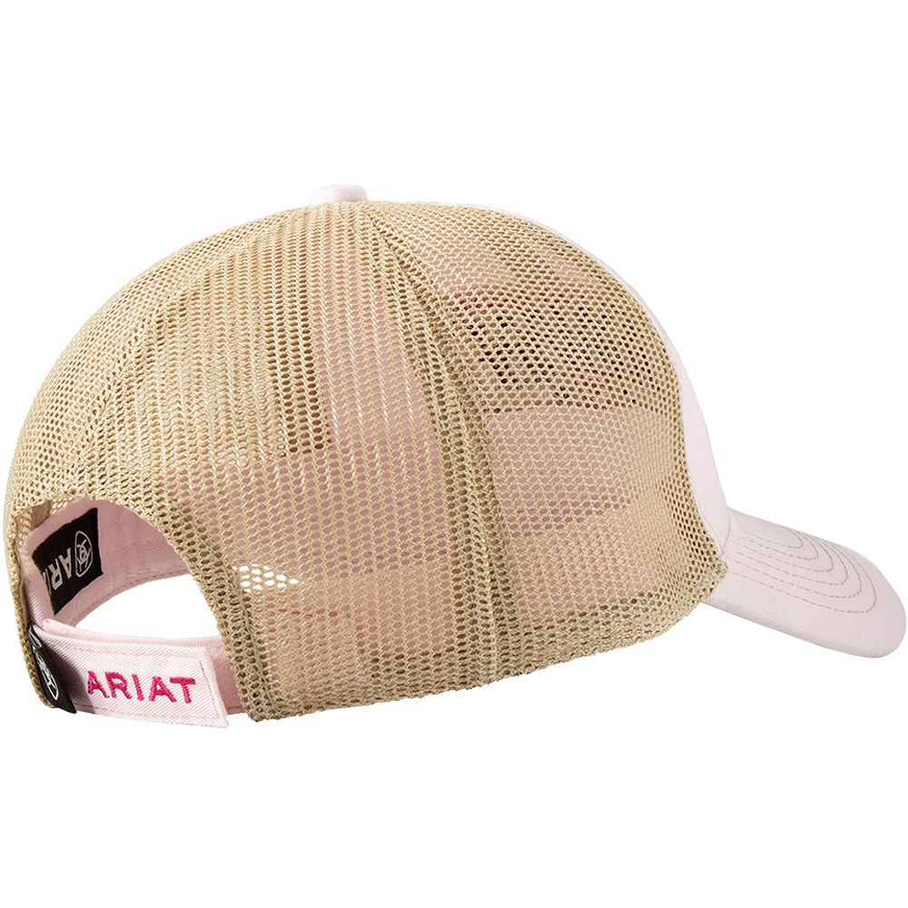 Ariat Pink Howdy Ball Cap