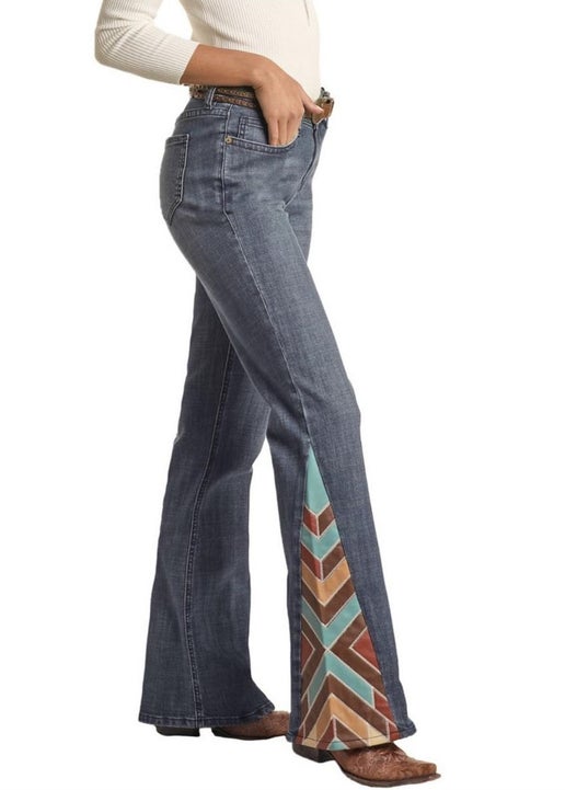 Patched Leather Trouser Jean