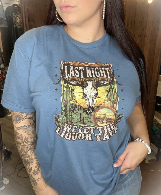 Last Night Skull Tee