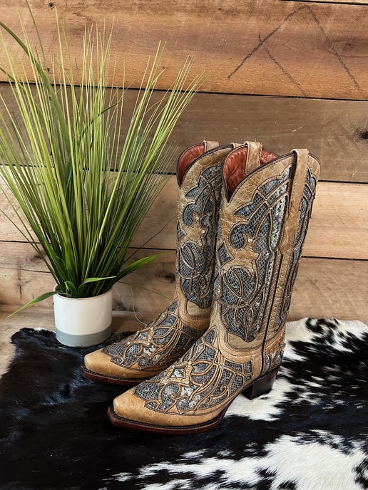 Wildflowers Snake Boots