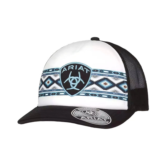 Ariat Ladies Southwest Black/White cap