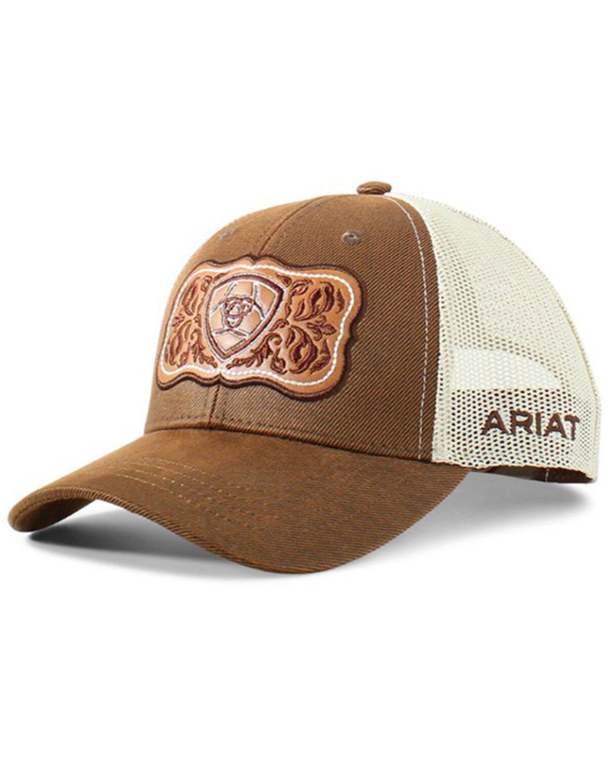 Ariat Faux Leather Floral Cap