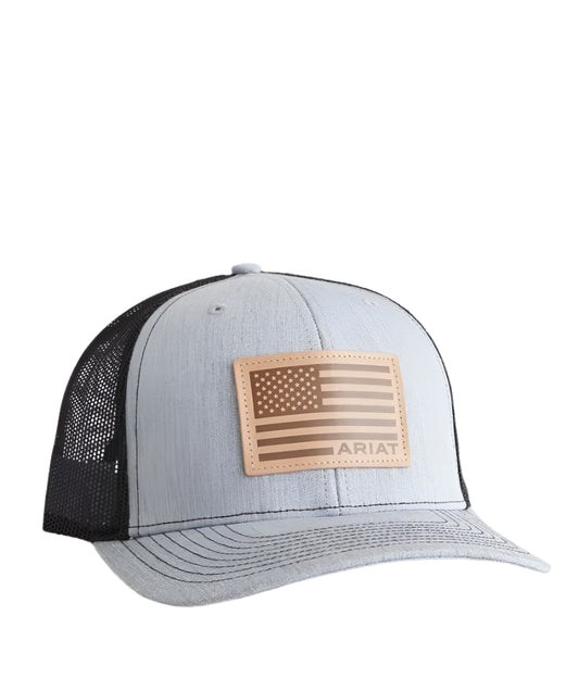 Ariat Men’s USA Flag Patch Trucker Cap